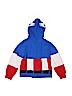 Marvel 100% Cotton Blue Zip Up Hoodie Size 6 - 7 - photo 2