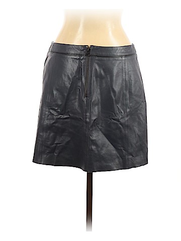 Vince. Leather Skirt (view 2)