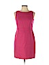 Ann Taylor LOFT Pink Casual Dress Size 10 (petite) - photo 1