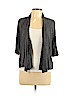 AB Studio 100% Rayon Gray Cardigan Size XL - photo 1
