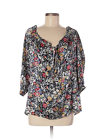 Annelore 3/4 Sleeve Silk Top (view 1)