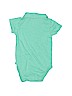 Carter's 100% Cotton Green Short Sleeve Onesie 3-6 MO / 6 MO - photo 2