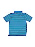 George 100% Polyester Stripes Blue Short Sleeve Polo Size 6 - 7 - photo 2