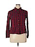 BFA Classics Red Long Sleeve Button-Down Shirt Size L (petite) - photo 1