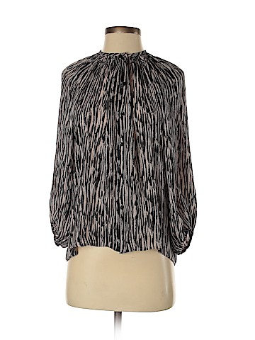 Tucker 3/4 Sleeve Silk Top (view 1)