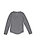 Lands' End 100% Polyester Gray Active T-Shirt Size 4 - photo 1