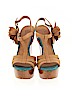 Mark + James by Badgley Mischka 100% Leather Tan Wedges Size 9 - photo 2