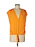 Soft Joie Yellow Short Sleeve Blouse Size M - photo 1
