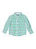 Carter's 100% Cotton Green Long Sleeve Button-Down Shirt Size 2T - photo 1