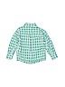 Carter's 100% Cotton Green Long Sleeve Button-Down Shirt Size 2T - photo 2
