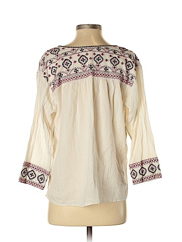 Velvet 3/4 Sleeve Blouse (view 2)