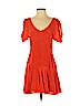 Rebecca Taylor 100% Silk Orange Casual Dress Size 4 - photo 1