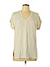 Lou & Grey Ivory Short Sleeve Top Size L - photo 1