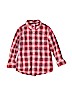 Gymboree 100% Cotton Red Long Sleeve Button-Down Shirt Size 7 - 8 - photo 1