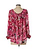 Doncaster 100% Polyester Pink Long Sleeve Blouse Size 4 - photo 2