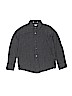 Calvin Klein 100% Cotton Black Long Sleeve Button-Down Shirt Size 8 - photo 1