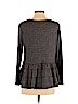 Deletta Gray Long Sleeve Top Size S (petite) - photo 2