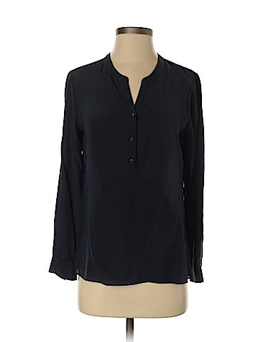 Banana Republic Long Sleeve Silk Top (view 1)