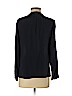 Banana Republic 100% Silk Blue Long Sleeve Silk Top Size S (petite) - photo 2