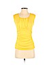 Alfani Yellow Sleeveless Silk Top Size S (petite) - photo 1