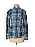 American Eagle Outfitters 100% Cotton Blue Long Sleeve Button-Down Shirt Size S (petite) - photo 1