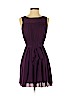 Ann Taylor LOFT 100% Polyester Purple Cocktail Dress Size 0 (petite) - photo 1