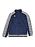 Adidas 100% Polyester Blue Track Jacket Size 11 - 12 - photo 1