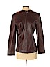 Alfani 100% Leather Brown Leather Jacket Size S - photo 1