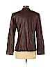 Alfani 100% Leather Brown Leather Jacket Size S - photo 2