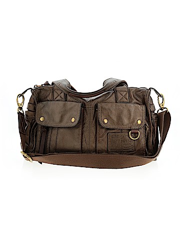 Fossil Leather Satchel (view 1)
