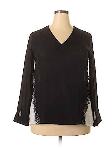 Worthington Long Sleeve Blouse (view 1)