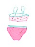 Wonder Nation Print Pink Two Piece Swimsuit Size 3T - photo 2