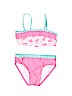 Wonder Nation Print Pink Two Piece Swimsuit Size 3T - photo 1