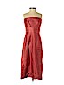 Lela Rose 100% Silk Red Cocktail Dress Size 4 - photo 1