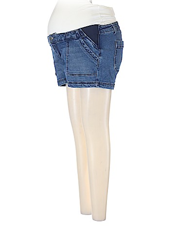 Indigo Blue Denim Shorts (view 1)