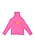Hanna Andersson 100% Cotton Graphic Pink Long Sleeve Turtleneck Size 110 cm / US 5-6 - photo 1