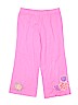 Hanna Andersson 100% Cotton Floral Pink Casual Pants Size 130 cm / US 8 - photo 1