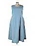 Jessica London 100% Cotton Blue Casual Dress Size 22 - photo 1