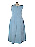 Jessica London 100% Cotton Blue Casual Dress Size 22 - photo 2