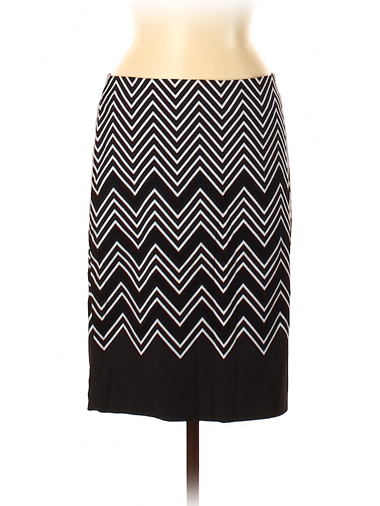 White House Black Market Black Casual Skirt Size 6 - photo 1