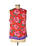 Violet & Claire 100% Polyester Red Sleeveless Blouse Size L - photo 2