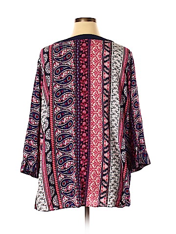 Avenue 3/4 Sleeve Button-Down Shirt (view 2)