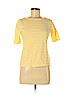 Charter Club 100% Pima Cotton Yellow Short Sleeve Top Size M (petite) - photo 1