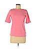 Charter Club 100% Pima Cotton Pink Short Sleeve Top Size M (petite) - photo 1