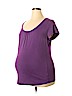 Motherhood Purple Short Sleeve Top Size XL - photo 1