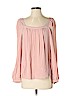 A New Day 100% Rayon Pink Long Sleeve Blouse Size XS - photo 1
