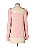 A New Day 100% Rayon Pink Long Sleeve Blouse Size XS - photo 2
