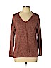 Gibson Orange Long Sleeve Top Size L (petite) - photo 1