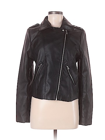 Love Tree Faux Leather Jacket (view 1)