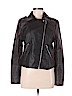 Love Tree 100% Polyurethane Black Faux Leather Jacket Size L - photo 1